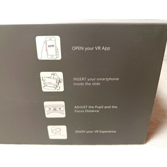 NWOT, VR Headset HD 3D Glasses, Compatible for 4.7-6 inch Smartphones - Picture 4 of 12